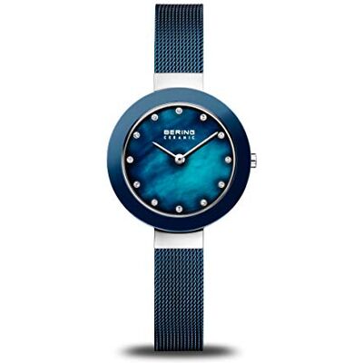 BERING Kvinnor Analogt Quarz Ceramic Collection armbandsur med Rostfritt stål Armband och Safirglas 11429-387 BERING Kvinnor Analogt Quarz Ceramic Collection armbandsur med Rostfritt stål Armband och Safirglas 11429-387
