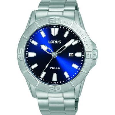 Lorus Män analog kvartsur med rostfritt stål armband RH941QX9, silver, Armband Lorus Män analog kvartsur med rostfritt stål armband RH941QX9, silver, Armband