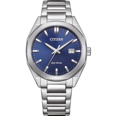 Citizen mäns analog Eco-Drive-klocka med rostfritt stålrem BM7620-83L, SILVER, Modern Citizen mäns analog Eco-Drive-klocka med rostfritt stålrem BM7620-83L, SILVER, Modern