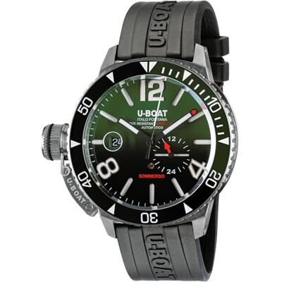 U-Boat Analog Quartz Mens klocka med rem i rostfritt stål mid-39776, Svart U-Boat Analog Quartz Mens klocka med rem i rostfritt stål mid-39776, Svart
