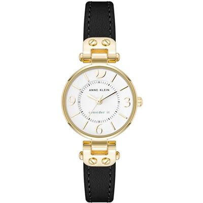 Anne Klein Damklocka med hållbart läderband, AK/5144 Anne Klein Damklocka med hållbart läderband, AK/5144