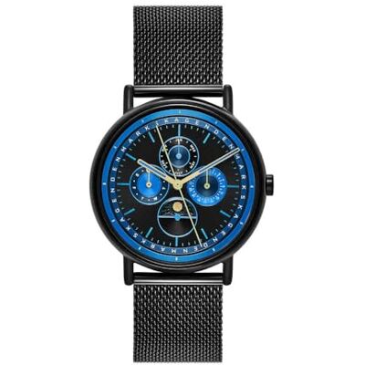 Skagen Signatur Klocka för Herr, Kvarts Multifunktions Urverk med armband i rostfritt stål eller läder Skagen Signatur Klocka för Herr, Kvarts Multifunktions Urverk med armband i rostfritt stål eller läder