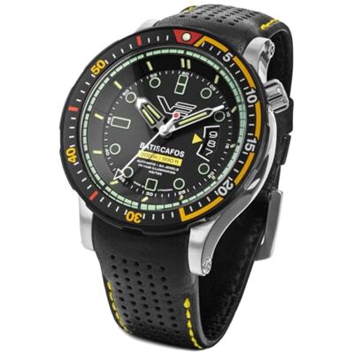 Vostok Europe Vostok Chistopol automatisk Batscafos NH35-511E767, 316L rostfritt stål, 300 m, svart Vostok Europe Vostok Chistopol automatisk Batscafos NH35-511E767, 316L rostfritt stål, 300 m, svart