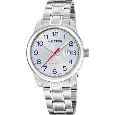 Calypso Casual Watch K5872/2, silver, armband, Silver, armband Calypso Casual Watch K5872/2, silver, armband, Silver, armband