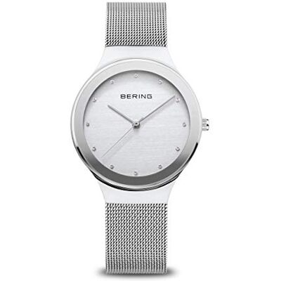BERING Kvinnor Analogt Quarz Classic Collection armbandsur med Rostfritt stål Armband och Safirglas 12934-000 BERING Kvinnor Analogt Quarz Classic Collection armbandsur med Rostfritt stål Armband och Safirglas 12934-000