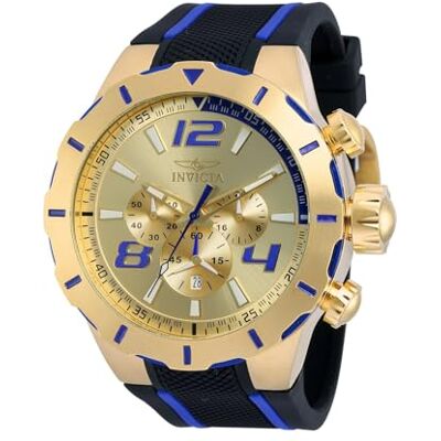 Invicta S1 Rally Montre Homme Quartz en Acier Inoxydable 53 mm Invicta S1 Rally Montre Homme Quartz en Acier Inoxydable 53 mm