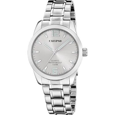 Calypso Casual Watch K5866/2, silver, armband, Silver, armband Calypso Casual Watch K5866/2, silver, armband, Silver, armband