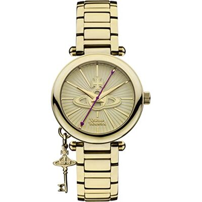 Vivienne Westwood klockor armband VV006KGD, Guld/guld, Armband Vivienne Westwood klockor armband VV006KGD, Guld/guld, Armband