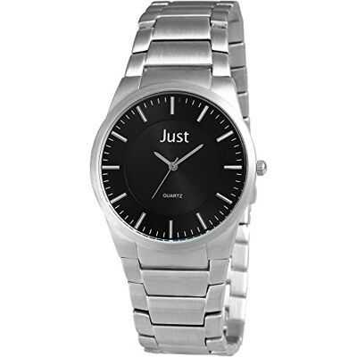 Excellanc Just Watches herrarmbandsur XL analog kvarts rostfritt stål 48-S7953-BK Excellanc Just Watches herrarmbandsur XL analog kvarts rostfritt stål 48-S7953-BK