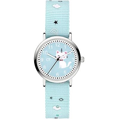 Cool Time CT Kids armbandsur med nylonarmband CT-0030-LQ silver Cool Time CT Kids armbandsur med nylonarmband CT-0030-LQ silver