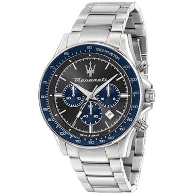 Maserati Sfida Limited Edition herrklocka, kronograf, kvarts- R8873640018, pengar, 44mm, armband Maserati Sfida Limited Edition herrklocka, kronograf, kvarts- R8873640018, pengar, 44mm, armband