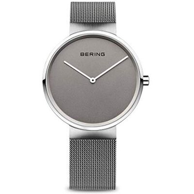 BERING Unisex Analogt Quarz Classic Collection armbandsur med Rostfritt stål Armband och Safirglas BERING Unisex Analogt Quarz Classic Collection armbandsur med Rostfritt stål Armband och Safirglas