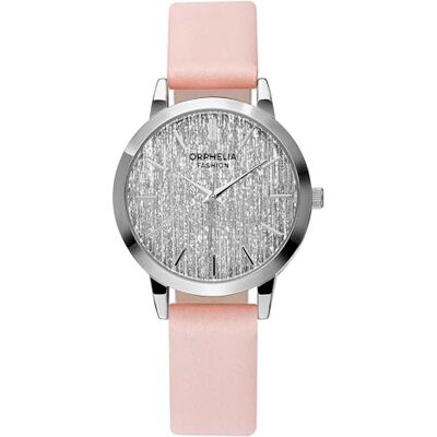 Orphelia mode dam analog kvartsklocka gnistra elegant med läderarmband ROSA Orphelia mode dam analog kvartsklocka gnistra elegant med läderarmband ROSA