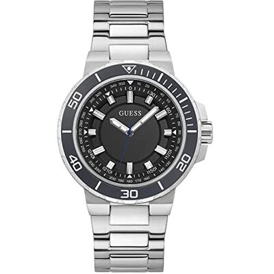 GUESS herr sport diver-inspirerad 44 mm klocka GUESS herr sport diver-inspirerad 44 mm klocka