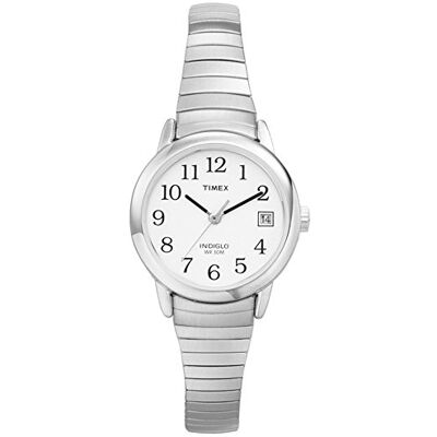Timex Easy Reader kvinnors 25 mm expansionsband datum fönster kvartsur T2H371 Timex Easy Reader kvinnors 25 mm expansionsband datum fönster kvartsur T2H371