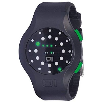 01TheOne The One unisex armbandsur Manali Kick Binary kvarts gummi MK202G3 01TheOne The One unisex armbandsur Manali Kick Binary kvarts gummi MK202G3