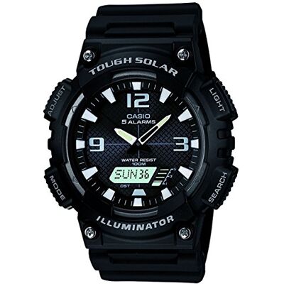 Casio Collection herrarmbandsur AQ-S810 W, Svart/vit, Einheitsgröße, Sporter Casio Collection herrarmbandsur AQ-S810 W, Svart/vit, Einheitsgröße, Sporter