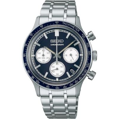 Seiko Analog klocka för män med rostfritt stål armband SSB477P1 Seiko Analog klocka för män med rostfritt stål armband SSB477P1
