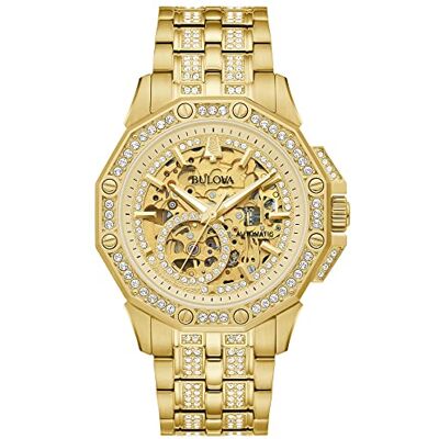 Bulova Automatisk klocka 98A292, Guldnyans, armband Bulova Automatisk klocka 98A292, Guldnyans, armband