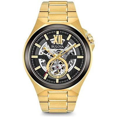 Bulova Herrar analog automatisk klocka med rostfritt stål armband 98A178 Bulova Herrar analog automatisk klocka med rostfritt stål armband 98A178