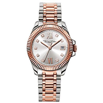 THOMAS SABO Damklocka, divine rostfritt stål armband med roséguldfärgade inlägg av rostfritt stål THOMAS SABO Damklocka, divine rostfritt stål armband med roséguldfärgade inlägg av rostfritt stål