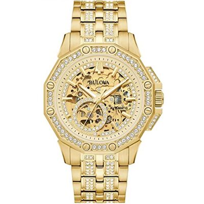 Bulova Automatisk klocka 98A292, Guldnyans, armband Bulova Automatisk klocka 98A292, Guldnyans, armband