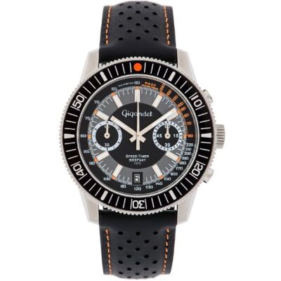 Gigandet Män analog japanskt kvartsurverk klocka med läderarmband 5VNAG7NE/004, GRÅ, Retro Gigandet Män analog japanskt kvartsurverk klocka med läderarmband 5VNAG7NE/004, GRÅ, Retro