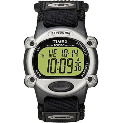 Timex Expedition Klocka för män, full storlek, digital, CAT, svart snabbvirad rem, T48061 Timex Expedition Klocka för män, full storlek, digital, CAT, svart snabbvirad rem, T48061