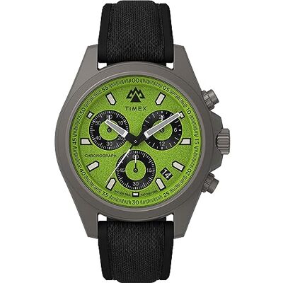 Timex Expedition North 43 mm herrklocka Svart syntetiskt tvådelat armband, svart urtavla, titanboett TW2V96300 Timex Expedition North 43 mm herrklocka Svart syntetiskt tvådelat armband, svart urtavla, titanboett TW2V96300