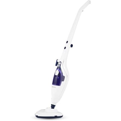 Zeegma Puur Prime Control Ångmopp 2-i-1 (Mopp & Handenhet), 13 Tillbehör, 1500 W, Snabb Uppvärmning 20 s, Hygienisk ECO-Rengöring utan Kemikalier, 7 m Sladd, För Alla Golvtyper & Mattor, Vit Zeegma Puur Prime Control Ångmopp 2-i-1 (Mopp & Handenhet), 13 Tillbehör, 1500 W, Snabb Uppvärmning 20 s, Hygienisk ECO-Rengöring utan Kemikalier, 7 m Sladd, För Alla Golvtyper & Mattor, Vit