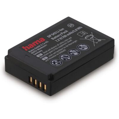 Hama Li-Ion batteri "DP543" för Canon LP-E12 (Lijonbatteri, ersättningsbatteri, batteripack, batteri 700 mAh, Li Ion batteri, kamerabatteri, batteri för EOS M, batteri för EOS 100D) svart Hama Li-Ion batteri "DP543" för Canon LP-E12 (Lijonbatteri, ersättningsbatteri, batteripack, batteri 700 mAh, Li Ion batteri, kamerabatteri, batteri för EOS M, batteri för EOS 100D) svart