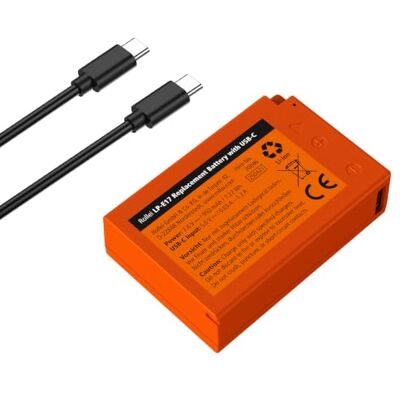 Rollei ersättningsbatteri LP-E17 Canon med USB-C Rollei ersättningsbatteri LP-E17 Canon med USB-C