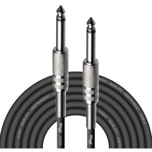 Stagg ljudkabel - 6m jack/jack - Standard instrumentkabel - Svart Stagg ljudkabel - 6m jack/jack - Standard instrumentkabel - Svart