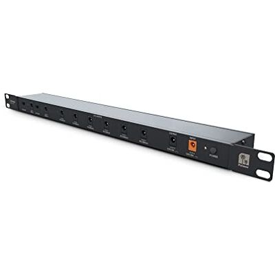 Palmer WT PB 40 RK – universell strömförsörjning för rackmontering, 8 utgångar, svart Palmer WT PB 40 RK – universell strömförsörjning för rackmontering, 8 utgångar, svart