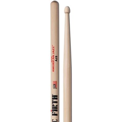 Vic Firth American Jazz® Drumsticks AJ5 American Hickory Tear Drop träspets Vic Firth American Jazz® Drumsticks AJ5 American Hickory Tear Drop träspets