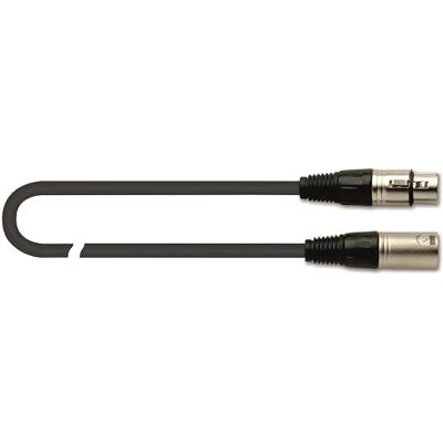 QUIK LOK STRIX XLR-mikrofonkabel till hane – hona 10 m svart QUIK LOK STRIX XLR-mikrofonkabel till hane – hona 10 m svart