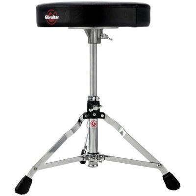 Gibraltar Drum Stool 5000 Series (rund sittdiameter: 33 cm, vinylsits, minneslås, steglös höjdjustering, gummifötter "Super Foot", enkel transport, för krävande musiker) Gibraltar Drum Stool 5000 Series (rund sittdiameter: 33 cm, vinylsits, minneslås, steglös höjdjustering, gummifötter "Super Foot", enkel transport, för krävande musiker)