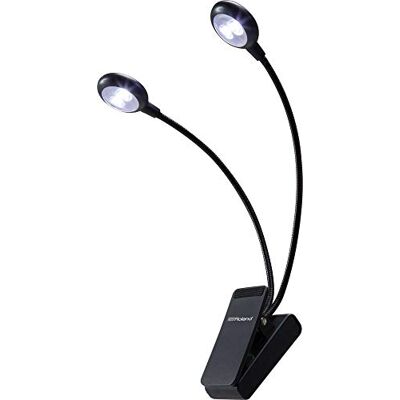 Roland Dual-Clip-Lampe mit kaltweißen LEDs, 4 LEDs – LCL-15C Roland Dual-Clip-Lampe mit kaltweißen LEDs, 4 LEDs – LCL-15C
