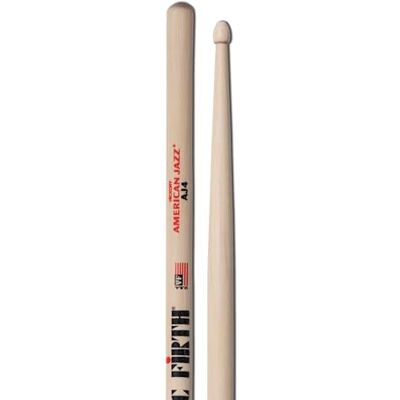 Vic Firth American Jazz® Drumsticks AJ4 American Hickory Tear Drop träspets Vic Firth American Jazz® Drumsticks AJ4 American Hickory Tear Drop träspets