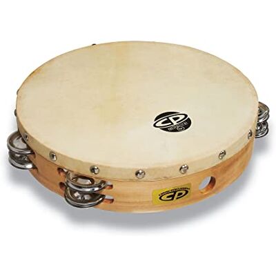 Latin Percussion Latin slagverk LP861330 10 cm CP trä Tamburin huvud DBL rad jingles Latin Percussion Latin slagverk LP861330 10 cm CP trä Tamburin huvud DBL rad jingles