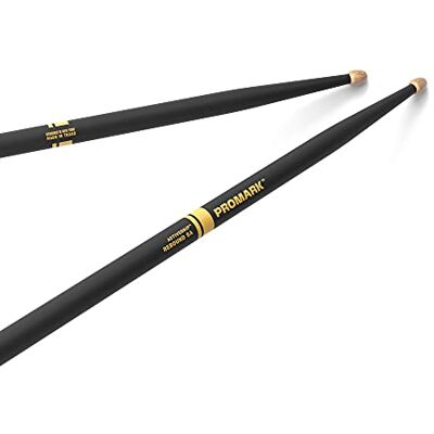 PROMARK trumpinnar – Forward Rebound 5A – ActiveGrip för säkert och bekvämt grepp – blir klibbigare när händerna svettas – ActiveGrip‑yta – ekollonformad träspets – hickoryträ – 1 par PROMARK trumpinnar – Forward Rebound 5A – ActiveGrip för säkert och bekvämt grepp – blir klibbigare när händerna svettas – ActiveGrip‑yta – ekollonformad träspets – hickoryträ – 1 par