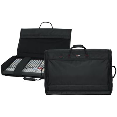 Gator G-MIXERBAG-3121 vadderad bärväska i nylon för stora formatmixers, 31 x 21 x 7 tum Gator G-MIXERBAG-3121 vadderad bärväska i nylon för stora formatmixers, 31 x 21 x 7 tum