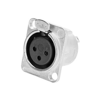 Adam Hall Anslutningar 7837 – inbyggt uttag XLR hona D-typ Adam Hall Anslutningar 7837 – inbyggt uttag XLR hona D-typ