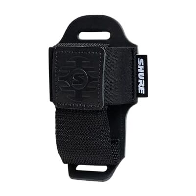 Gator Shure Premium svart läder trådlös bodypack sändare påse bältesväska (SH-BODYPACK-PBK-L) Gator Shure Premium svart läder trådlös bodypack sändare påse bältesväska (SH-BODYPACK-PBK-L)