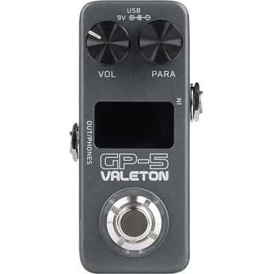 VALETON GP-5 SnapTone superkompakt multieffektprocessor & infraröd laddare, USB-ljud 2 ingångar och 2 utgångar VALETON GP-5 SnapTone superkompakt multieffektprocessor & infraröd laddare, USB-ljud 2 ingångar och 2 utgångar