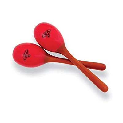 Latin Percussion Latin slagverk LP862140 CP stort trä maracas, röd, CP281 Latin Percussion Latin slagverk LP862140 CP stort trä maracas, röd, CP281