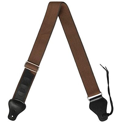 CASCHA gitarrbälte, bärrem för gitarr, justerbar upp till 158 cm, brun CASCHA gitarrbälte, bärrem för gitarr, justerbar upp till 158 cm, brun
