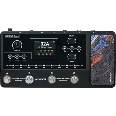 MOOER GE150 PRO Li – Amp-modell och multieffects, w. Battery, svart MOOER GE150 PRO Li – Amp-modell och multieffects, w. Battery, svart