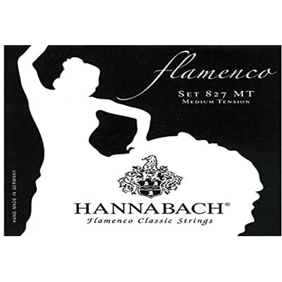 Hannabach Klassikgitarrensaiten Serie 827 Medium Tension Flamenco Classic 3er Bass Hannabach Klassikgitarrensaiten Serie 827 Medium Tension Flamenco Classic 3er Bass