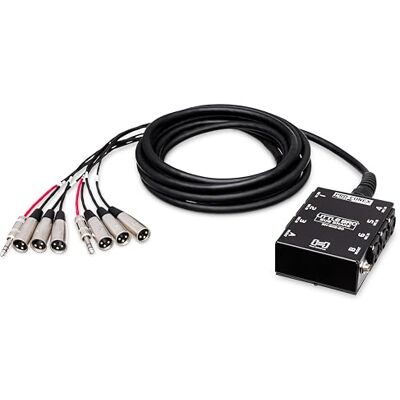 Hosa SH-6X2-20 20 20ft 6x XLR skickar och 2x 1/4" TRS till samma returer Pro-Conex Little Bro Sub Snake kabel Hosa SH-6X2-20 20 20ft 6x XLR skickar och 2x 1/4" TRS till samma returer Pro-Conex Little Bro Sub Snake kabel